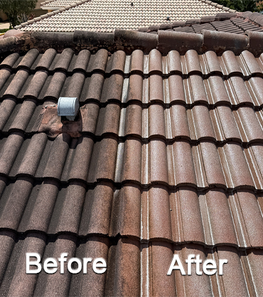Mr. Clean Roof Cleaning (Before-After)